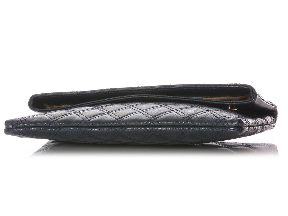 Marc Jacobs Navy Eugenie Clutch