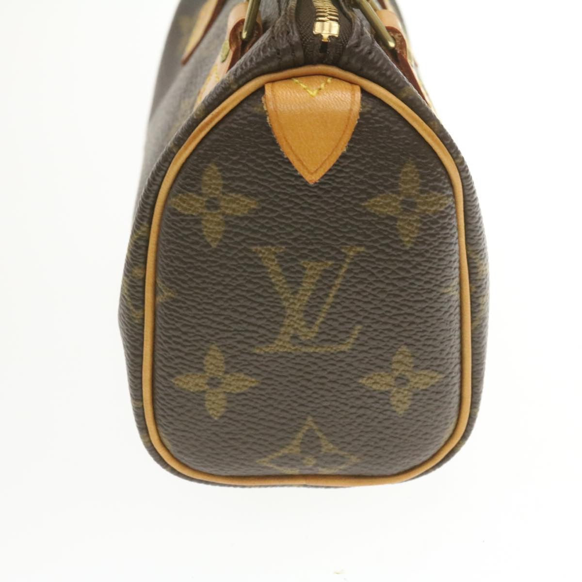 LOUIS VUITTON Monogram Mini Speedy Hand Bag M41534 LV Auth am240b