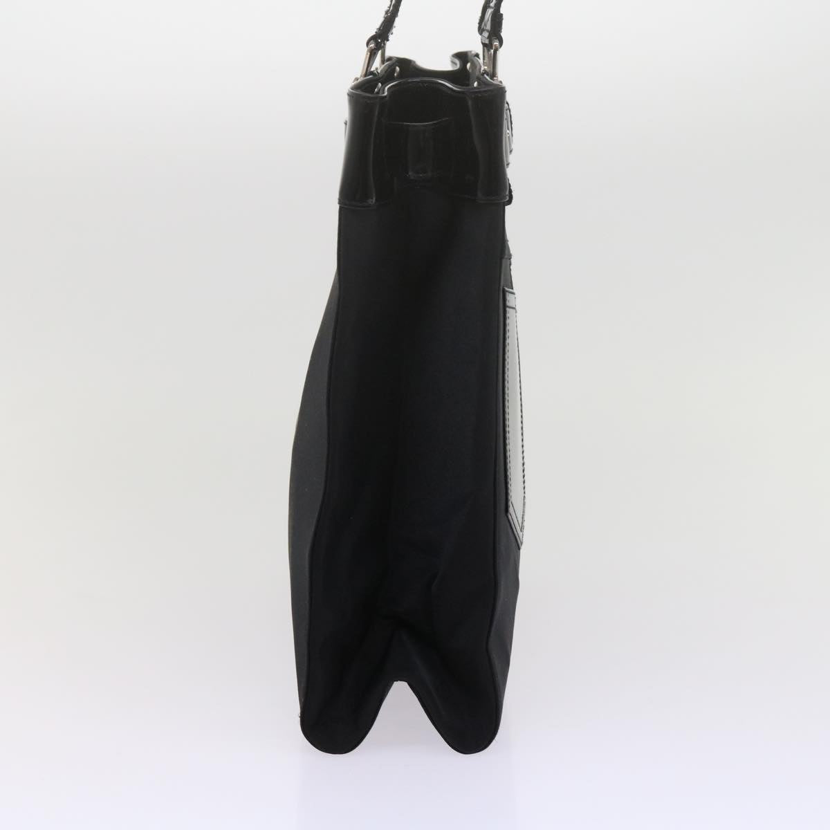 CHRISTIAN DIOR Tote Bag Nylon Black Auth bs10814