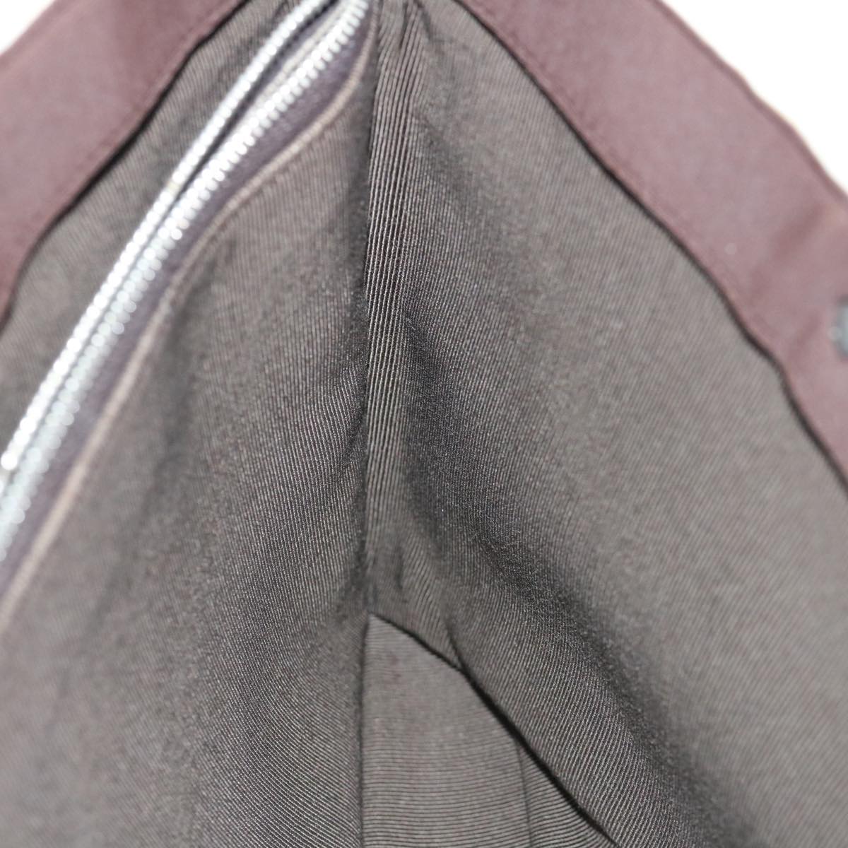 Top Quality Chanel Hand Bag Nylon Brown CC Auth bs11011