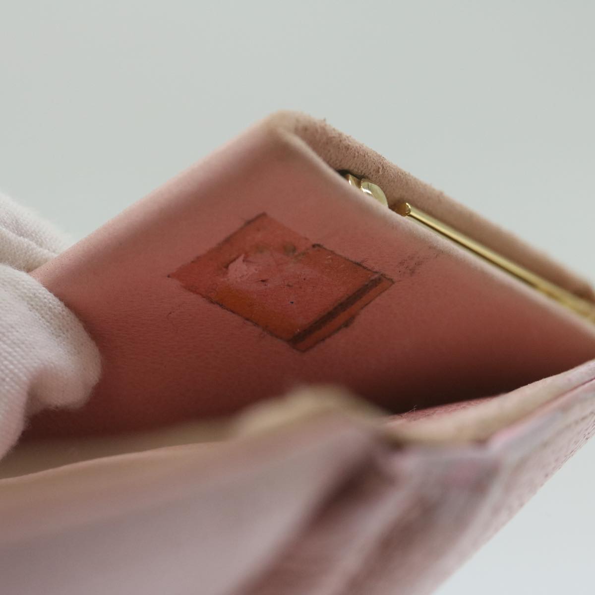 Top Quality Chanel Long Wallet Caviar Skin Pink CC Auth bs11186