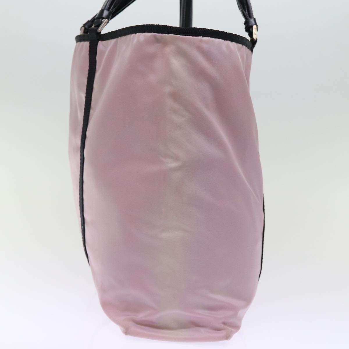 PRADA Tote Bag Nylon Pink Auth bs14170