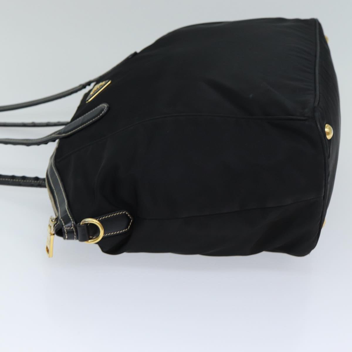 PRADA Tote Bag Nylon Black Auth bs14999