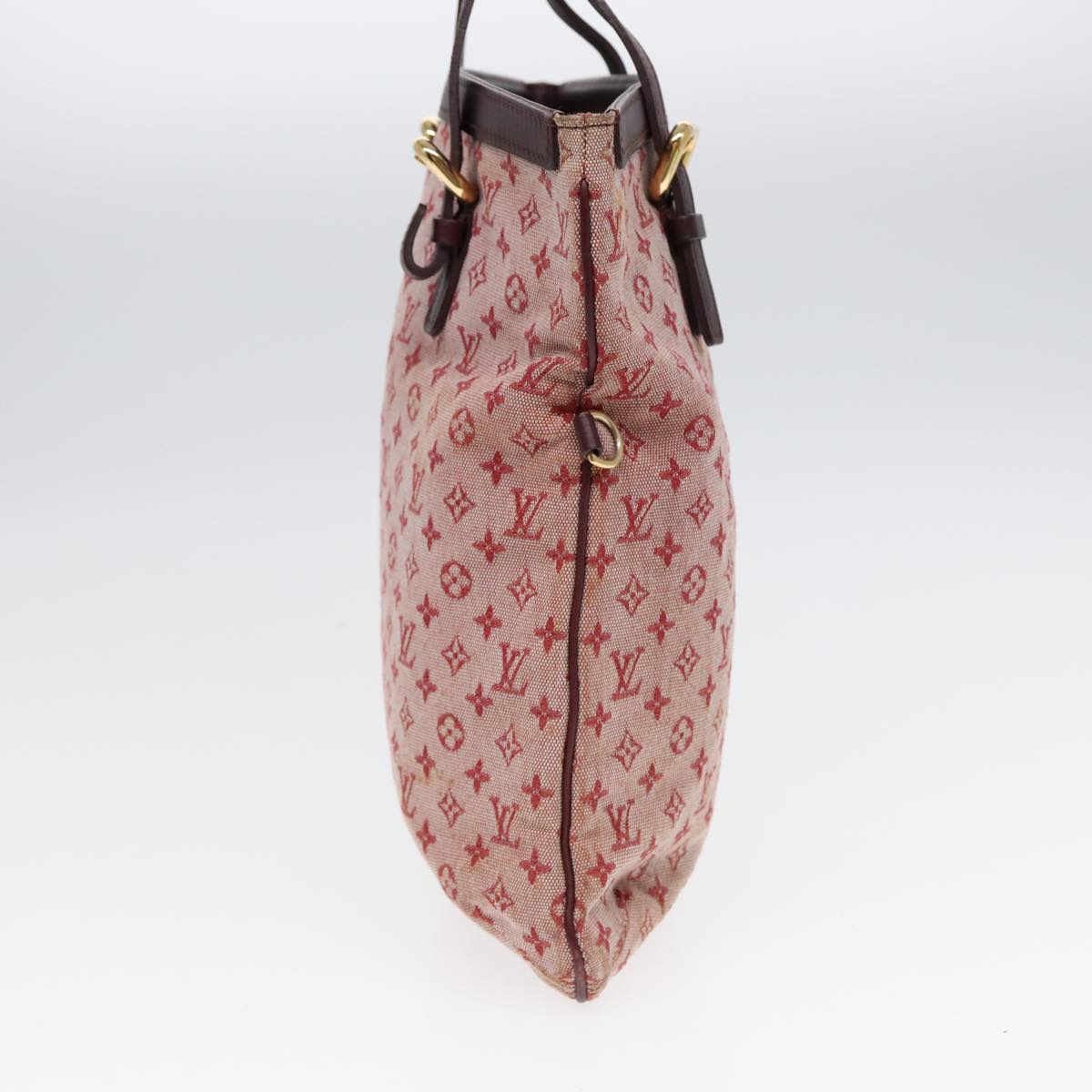 LOUIS VUITTON Monogram Mini Franoise Bag 2way Red Cherry M92210 LV Auth bs17179
