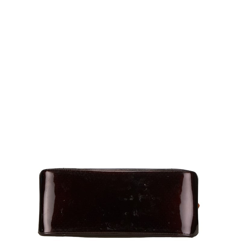 Louis Vuitton Monogram Vernis Rosewood Avenue Handbag Tote Bag M93510 Amarant Pearl Patent Leather Louis Vuitton