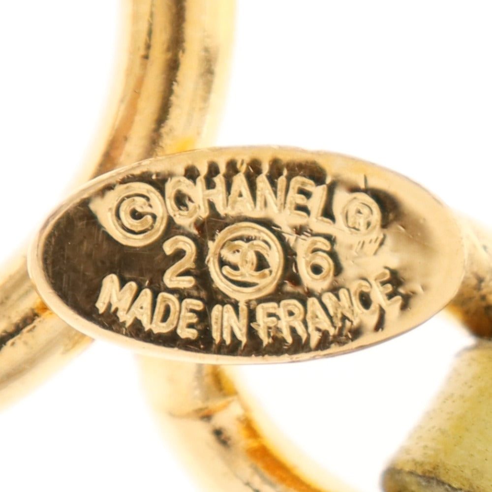 【Suale OFF】Chanel CHANEL Bracelet G Leather Gold/Yellow 26 46.4g 【Supersale】