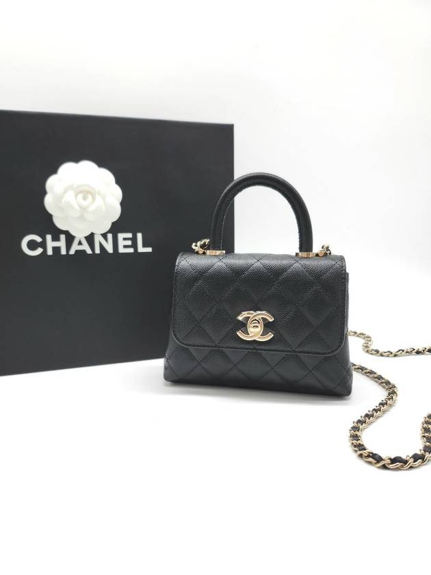 Coco Handle Mini Bag Black Chanel
