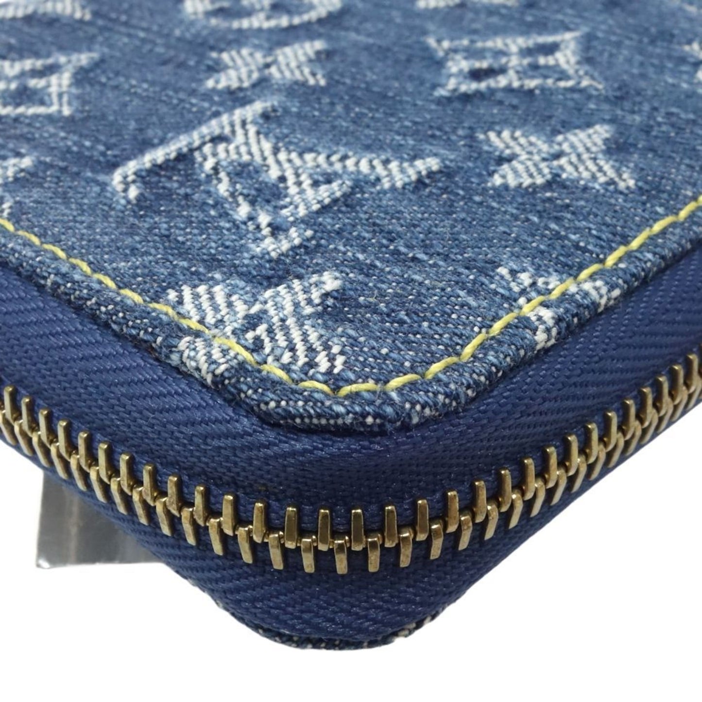 Louis Vuitton Monogram blue blue Monogram Monogram blue Long Bill Wallet (Bi-Fold)