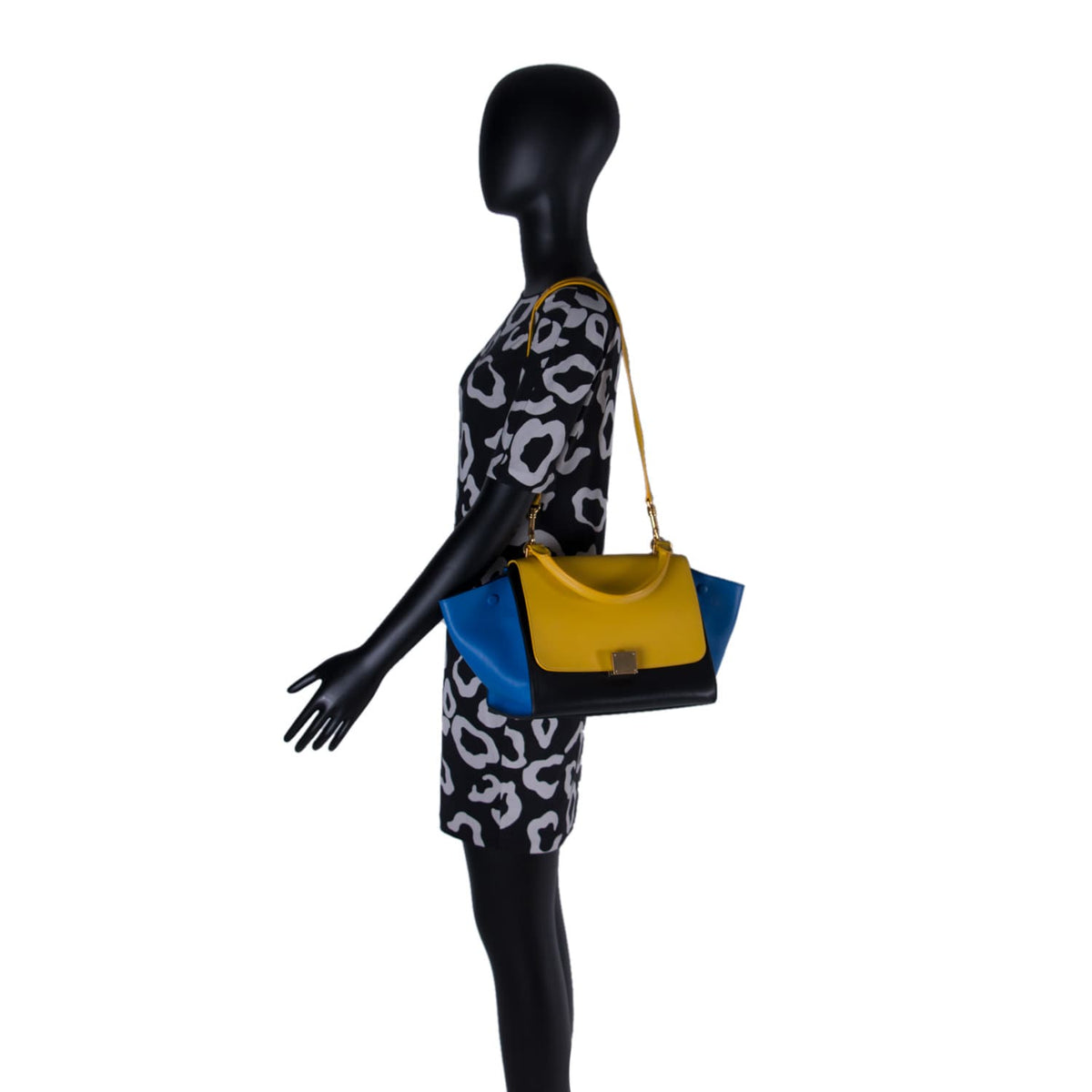 Celine Tricolor Trapeze Bag