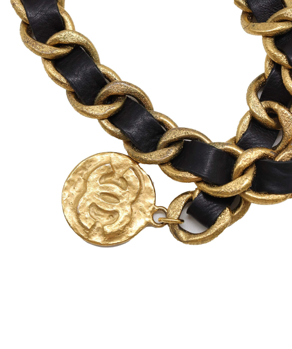 Chanel Large Belt Black / Gold DXBS2931