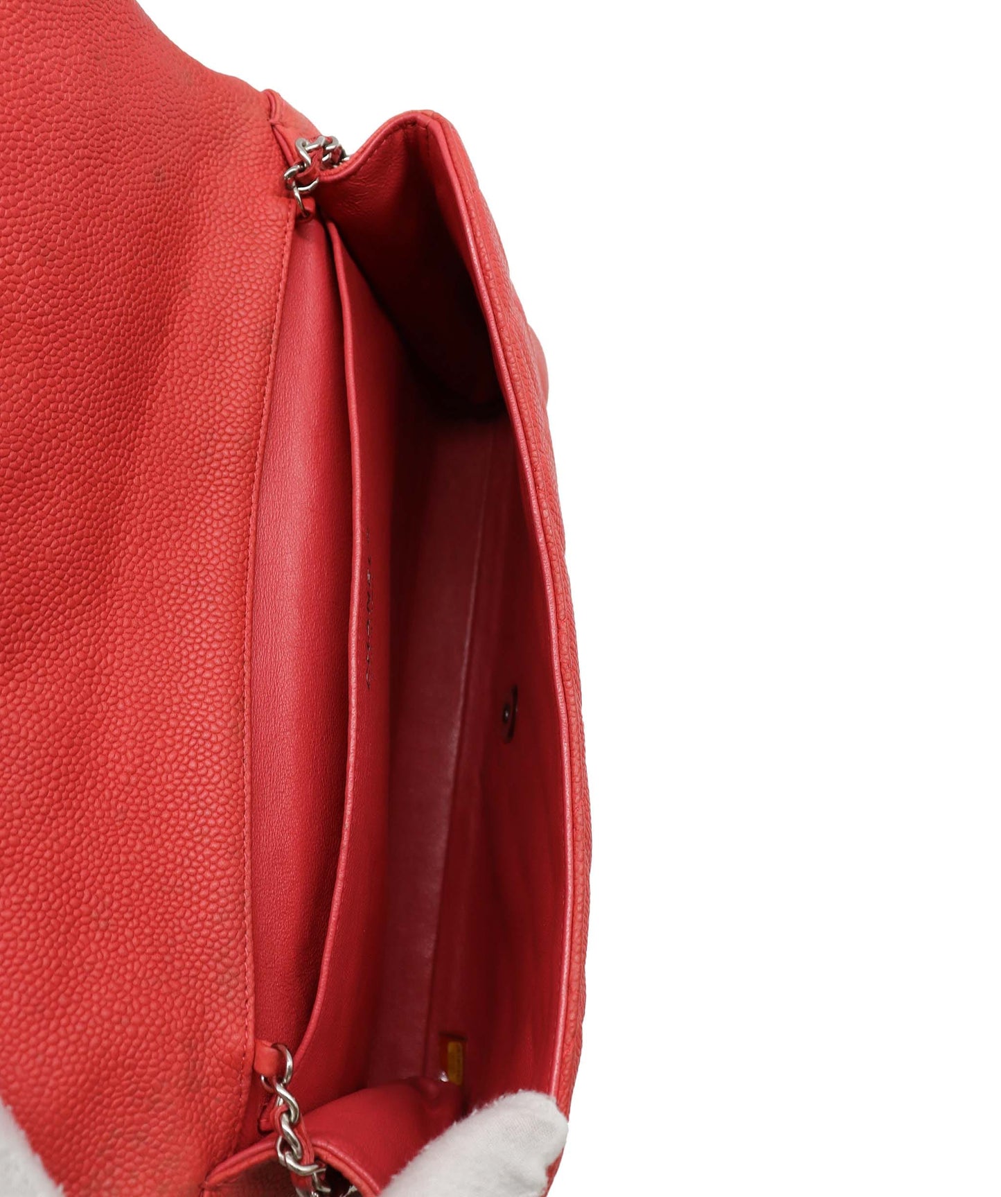 Chanel Shoulder Clutch Red Caviar SHW #18
SKC1912