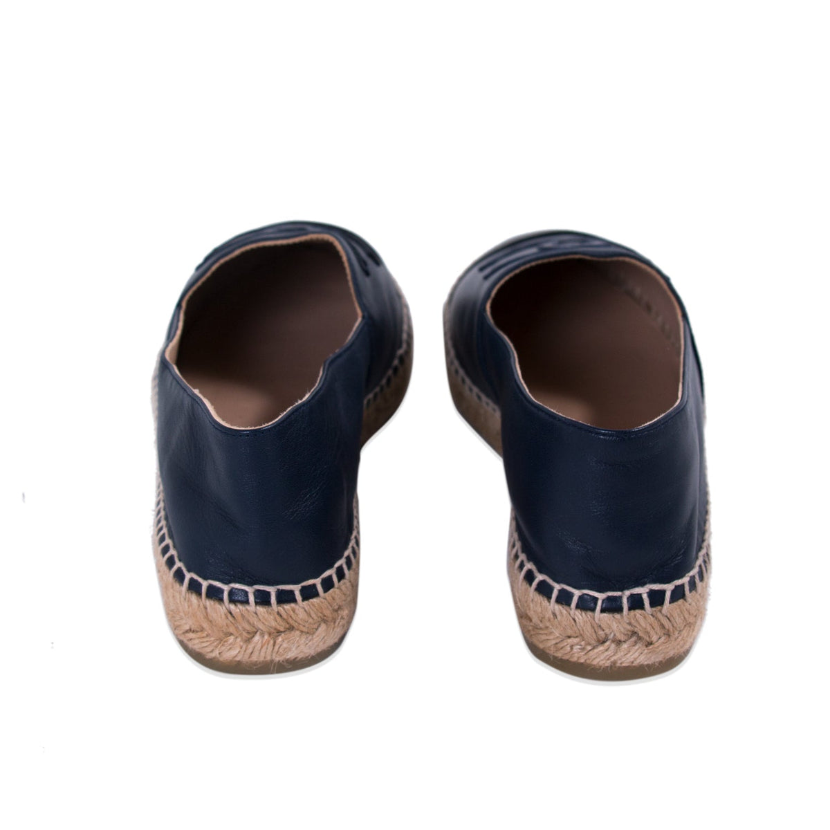 Chanel Lambskin Leather CC Espadrilles