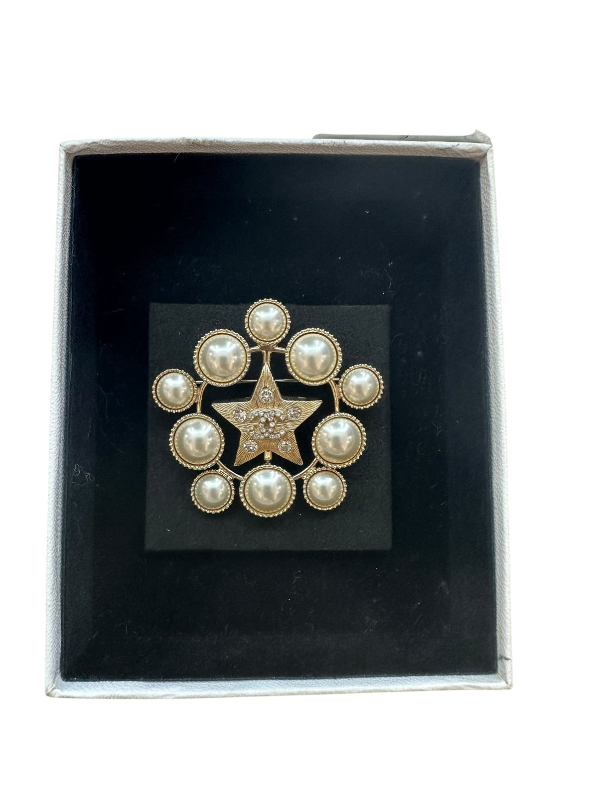 Chanel Pearl Brooch