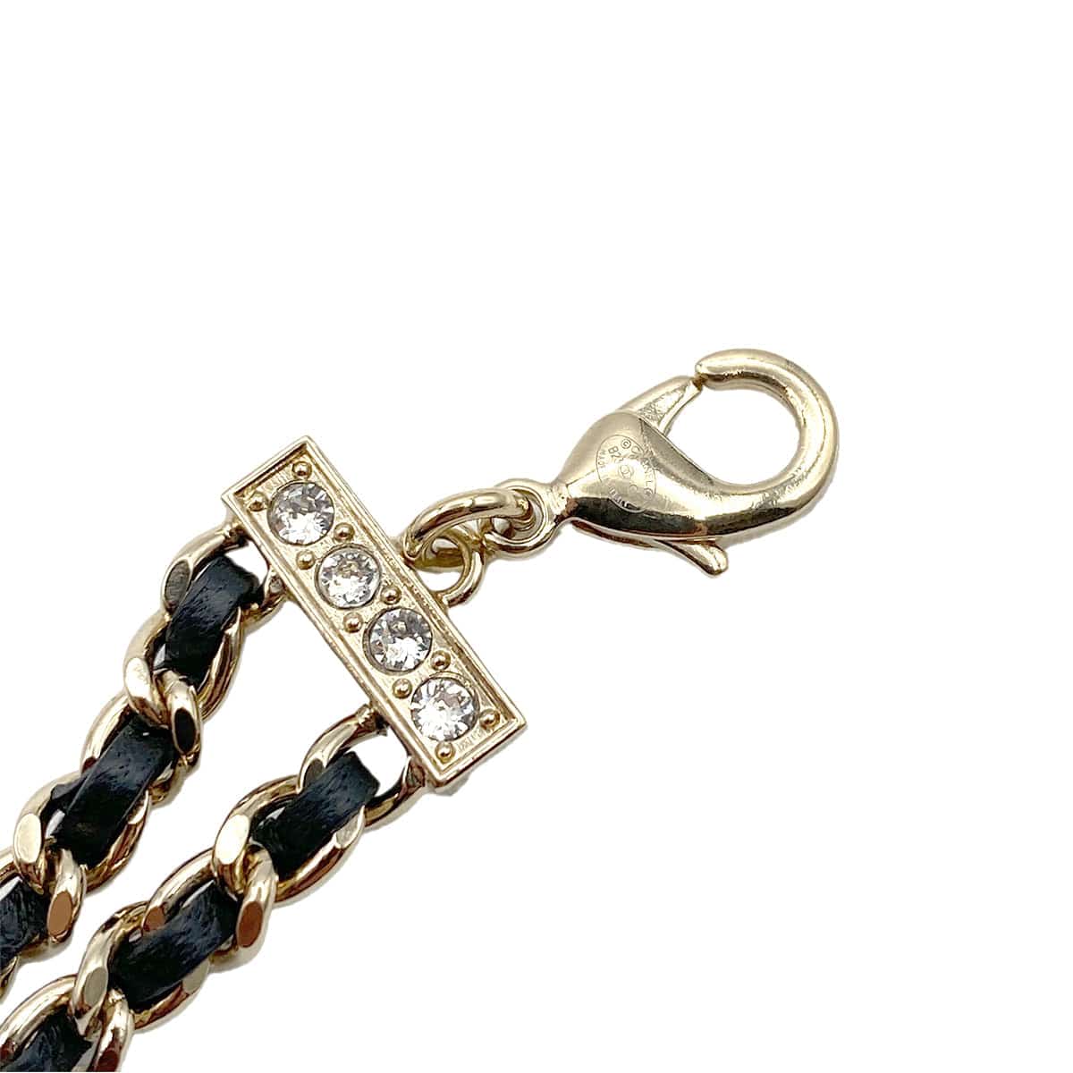 CHANEL NECKLACE CHOKER COCOMARK RHINESTONE ACCESSORY B23C 90264765