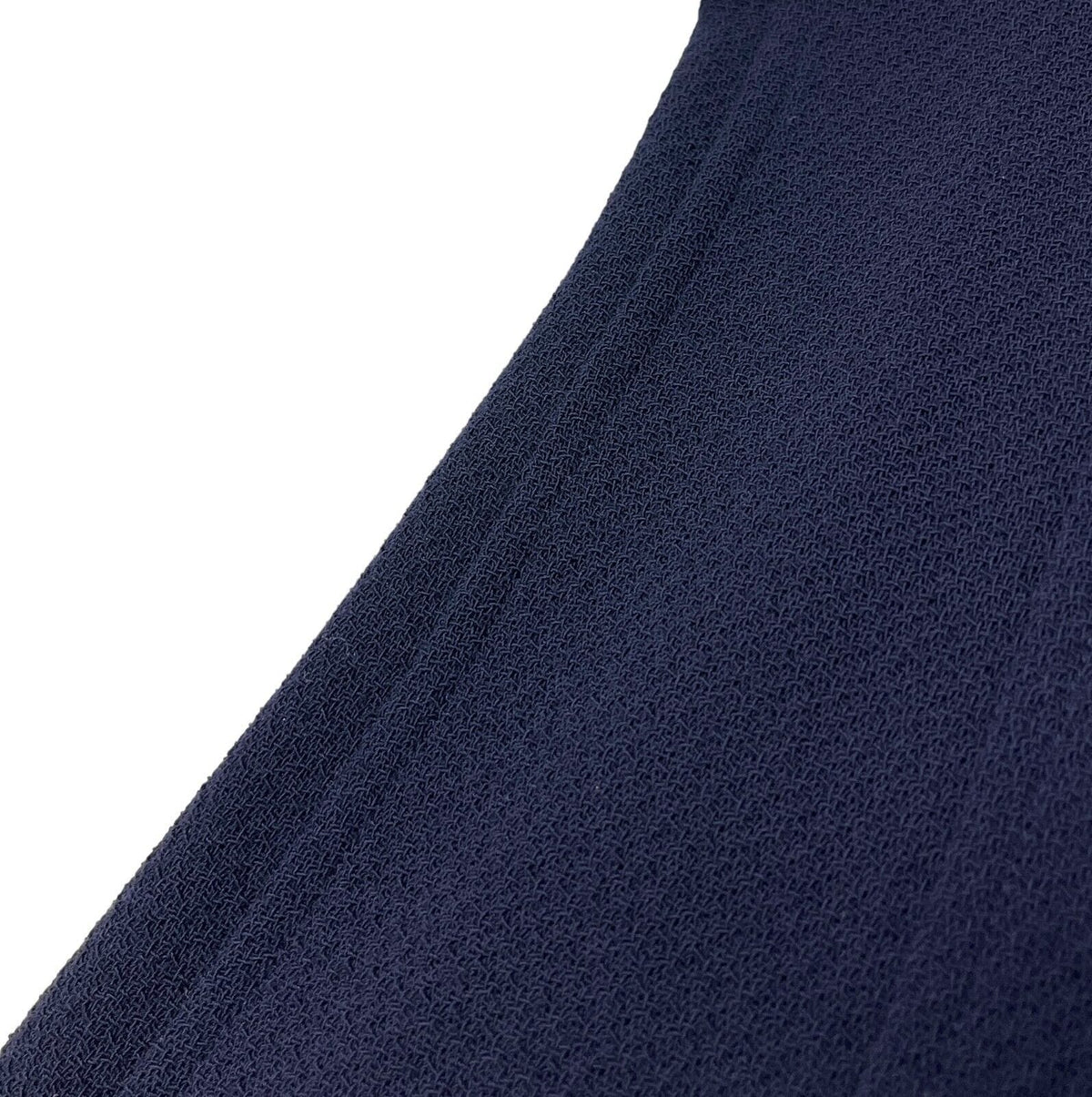 CHANEL Vintage 94A CC Logo Long Jacket #40 Dark Blue Gold Button Wool