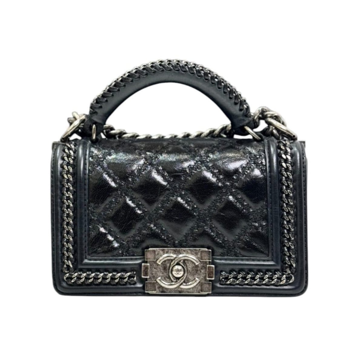 Chanel Leboy Small Calfskin With Top Handle