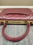 Chanel Trendy Medium in Calfskin Burgundy Ghw
