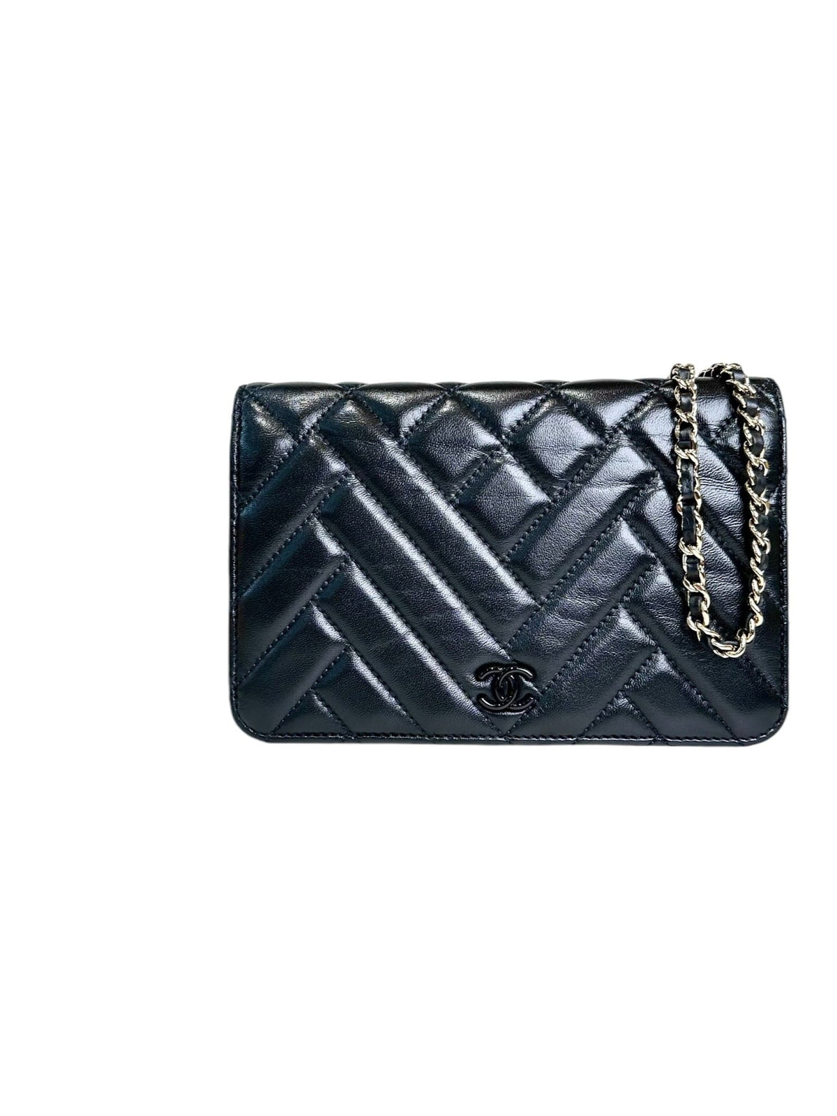 Chanel WOC Bag with Chevron Stitching