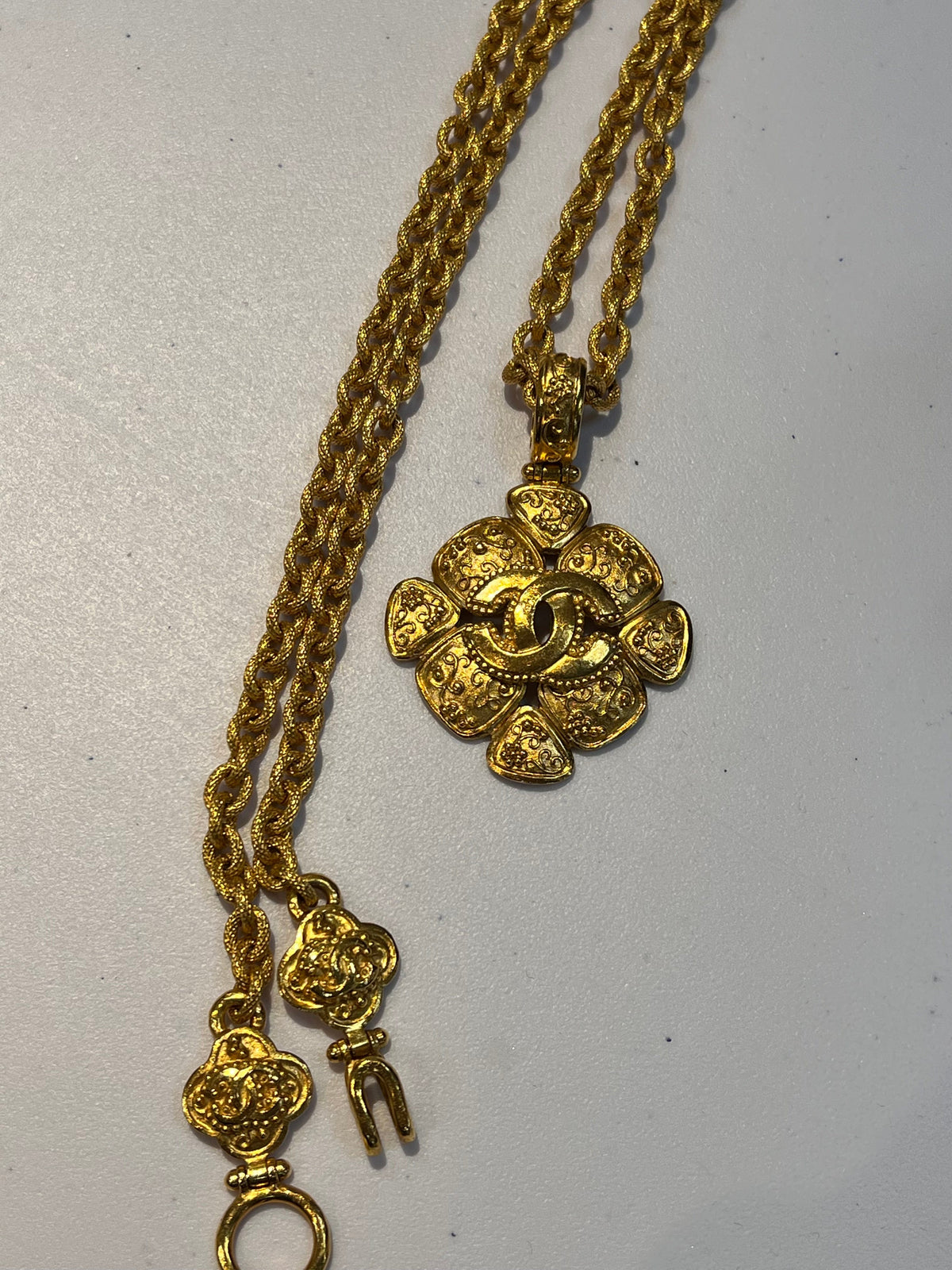 Chanel Vintage Grapevine Necklace GHW 90269908