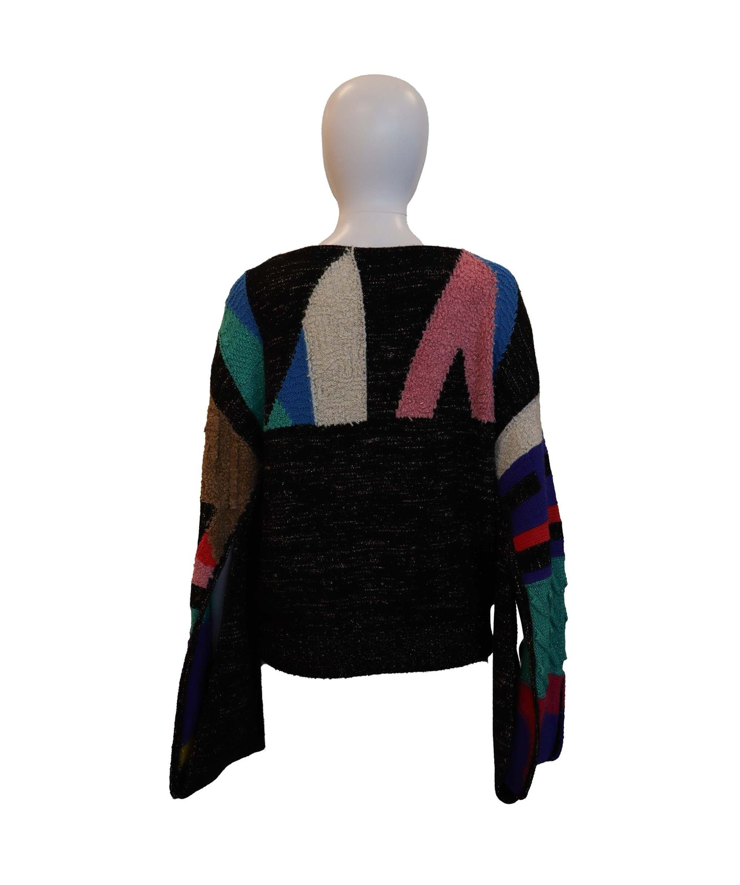Chanel 19A Egypt Black MultiColor CHANEL Cashmere Sweater DXBK0305