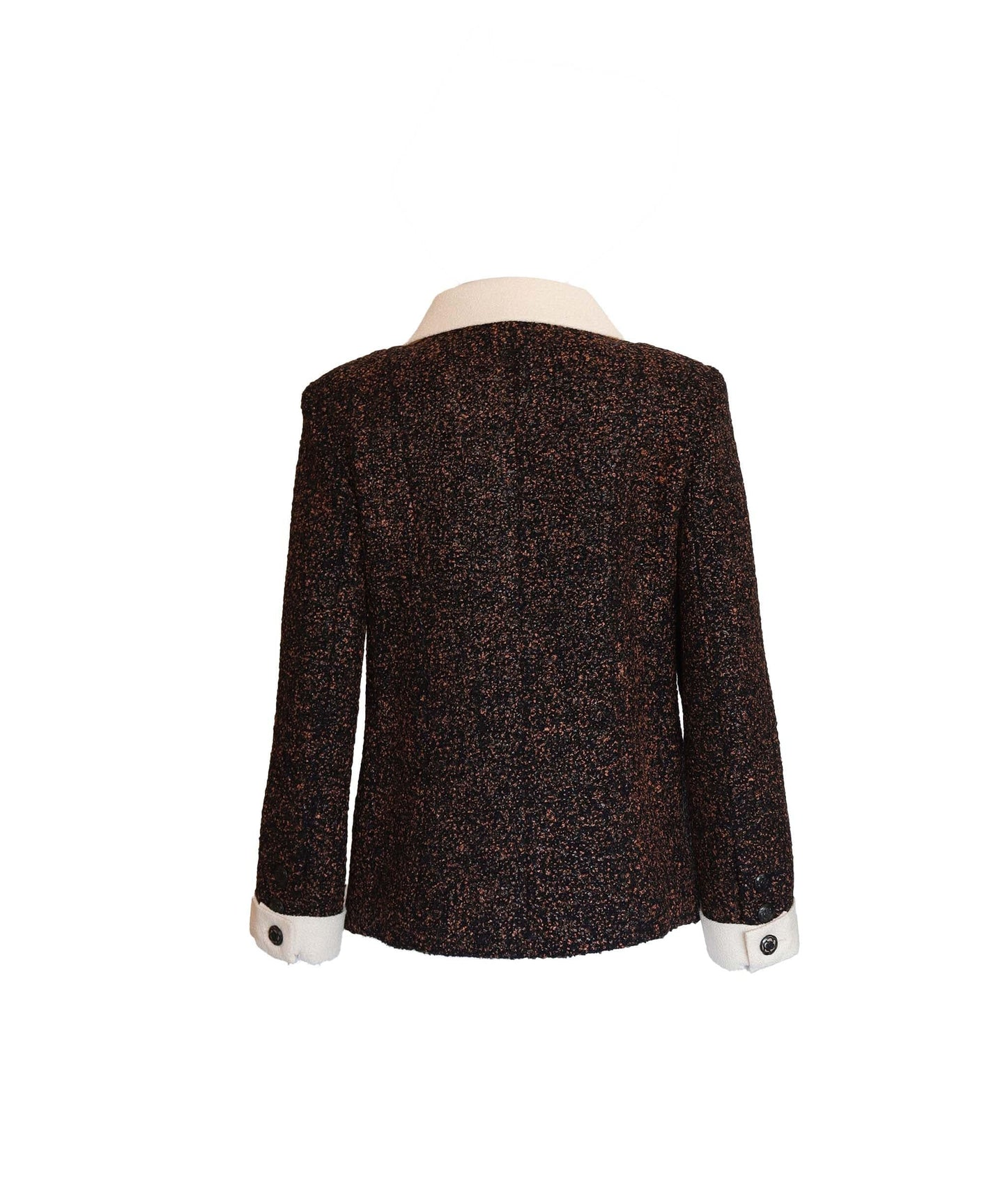 CHANEL 2015 METIERS BRASSERIE EMBELLISHED TWEED Jacket DXBS2938
