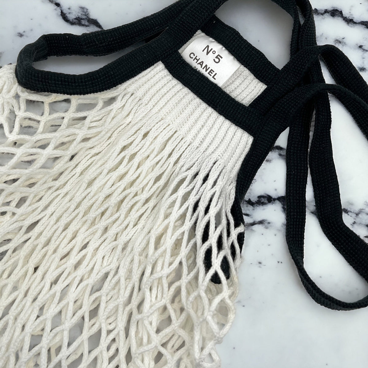 Chanel Sac filet Blanc M Sac