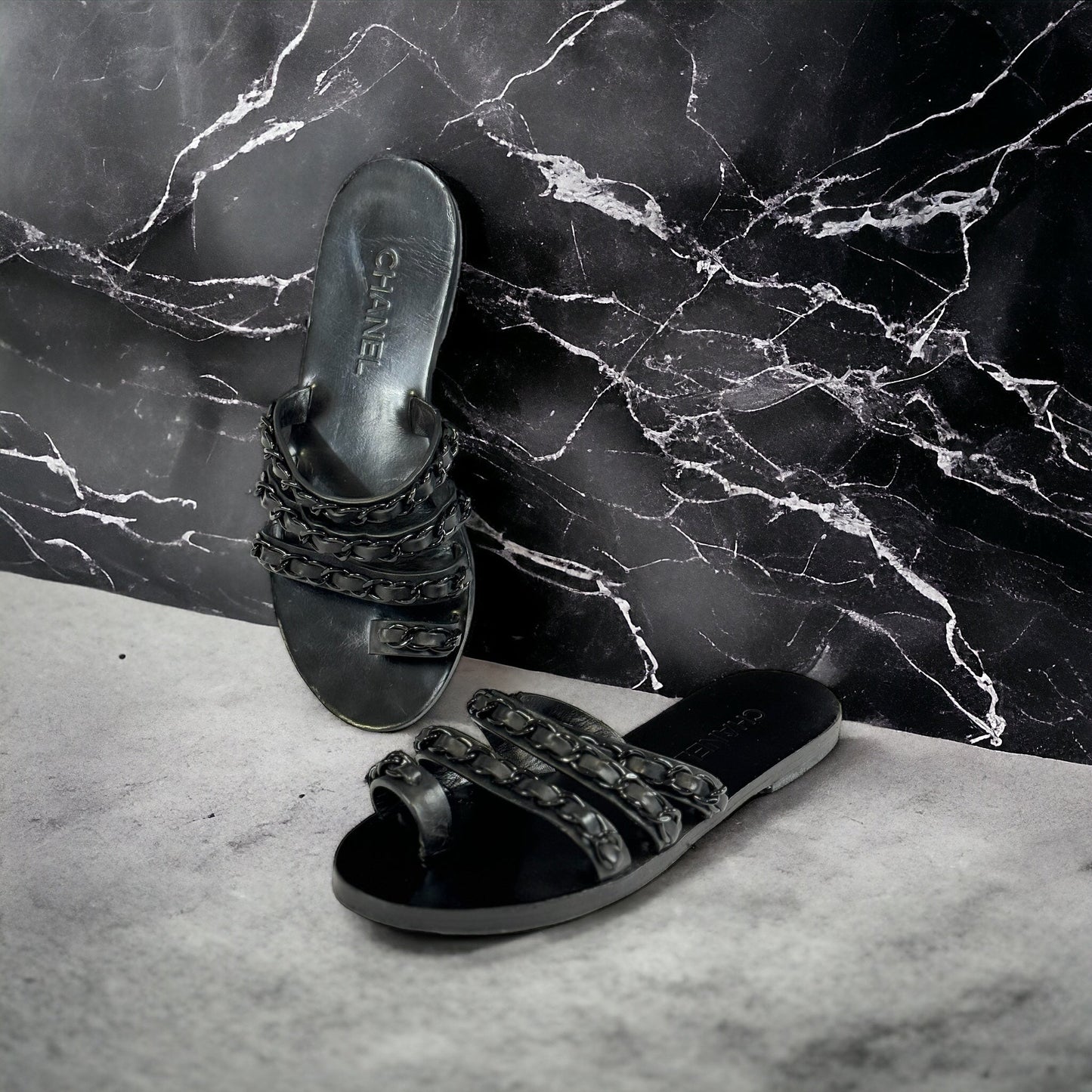 Chanel - Sandales T. 38,5