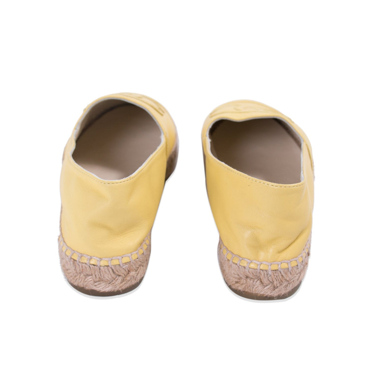 Chanel Lambskin Leather CC Espadrilles