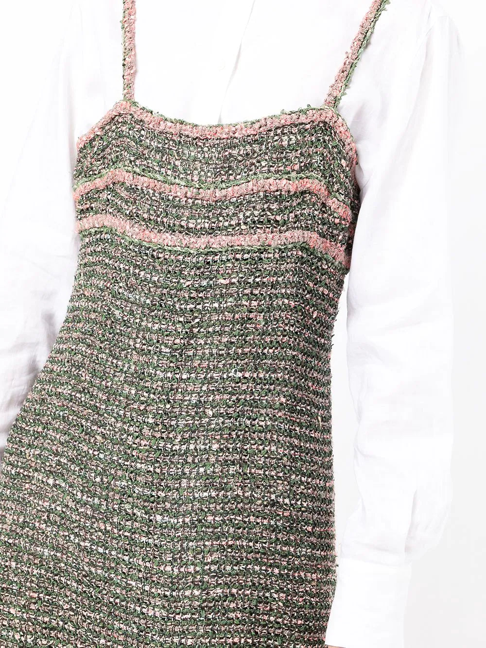 Green Tweed dress