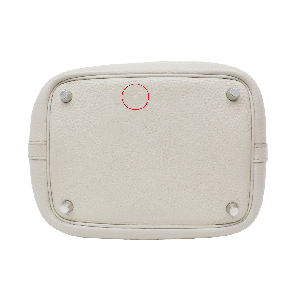 Hermes Picotin Lock PM 18 Handbag Louis Vuitton Graze Clemence Leather SV G C