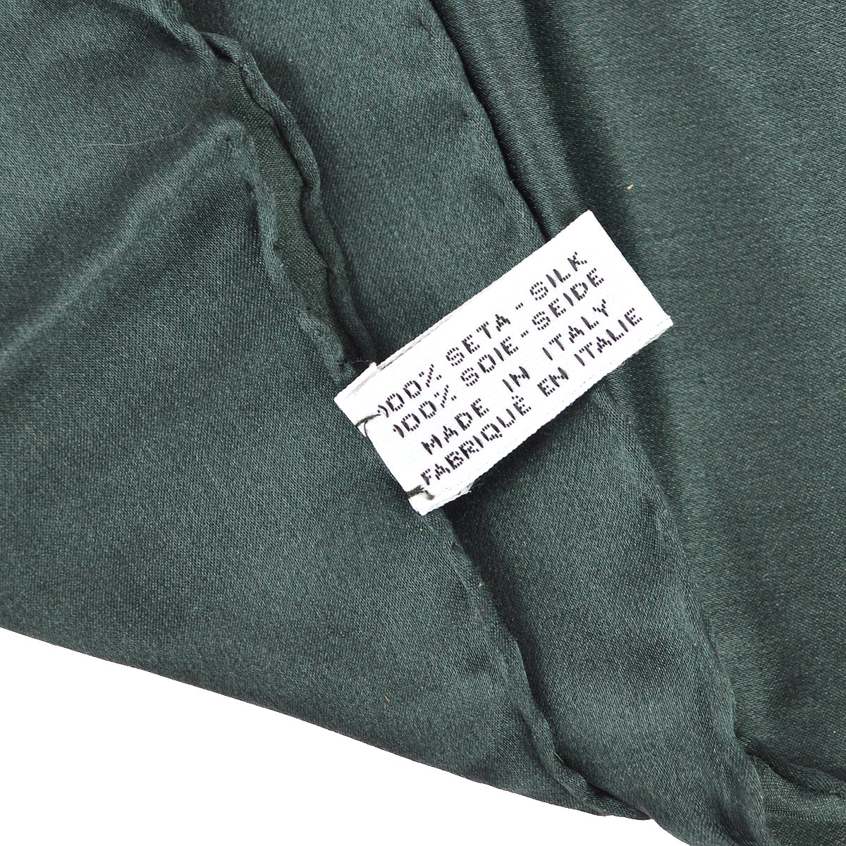Chanel Big Scarf Green Silk