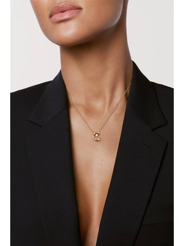 18K Coco Crush Diamond Necklace Gold Chanel