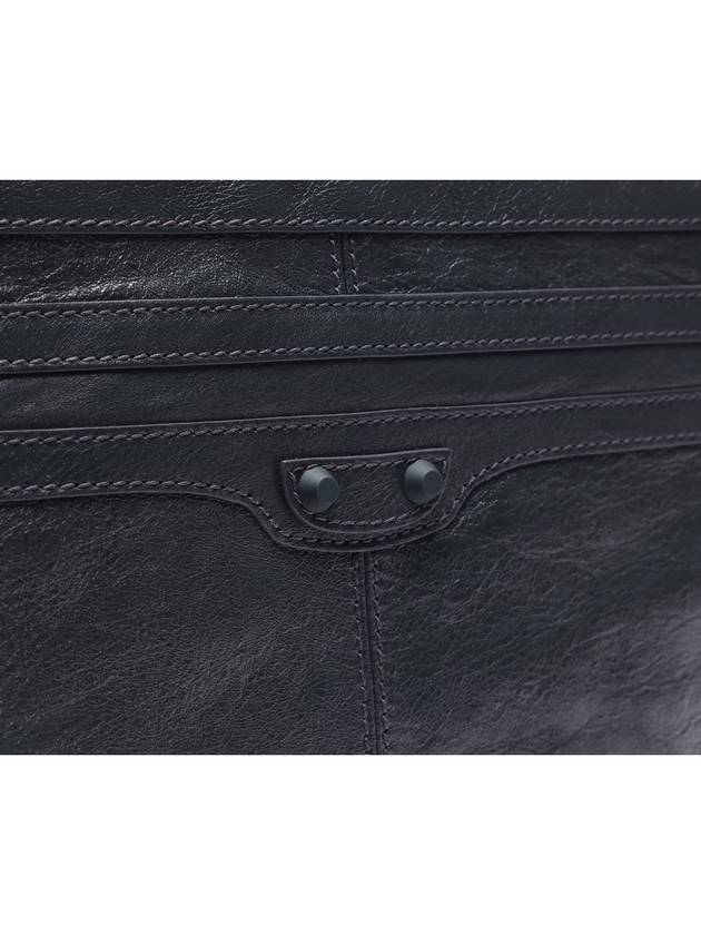Luxury Balenciaga Classic Clip Clutch Bag Grey