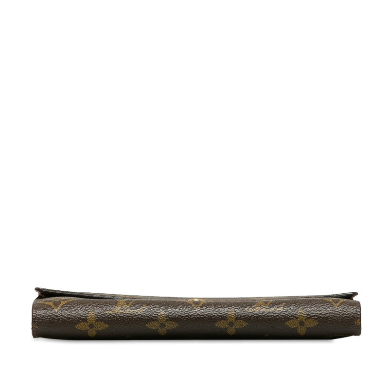 Louis Vuitton Monogram M61726 Long Wallet PVC/Leather Brown