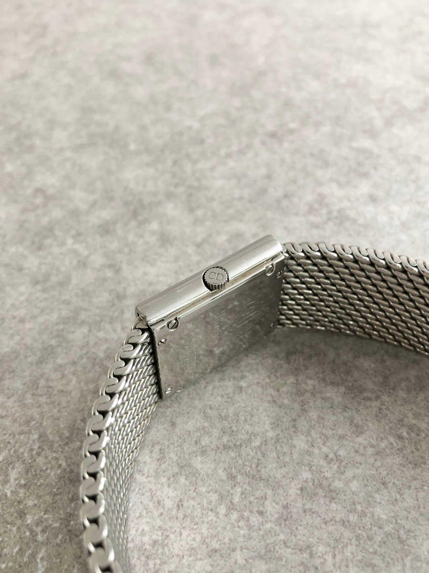 Christian Dior Quartz Watch Silver D79-100 Vintage 5vyrjt