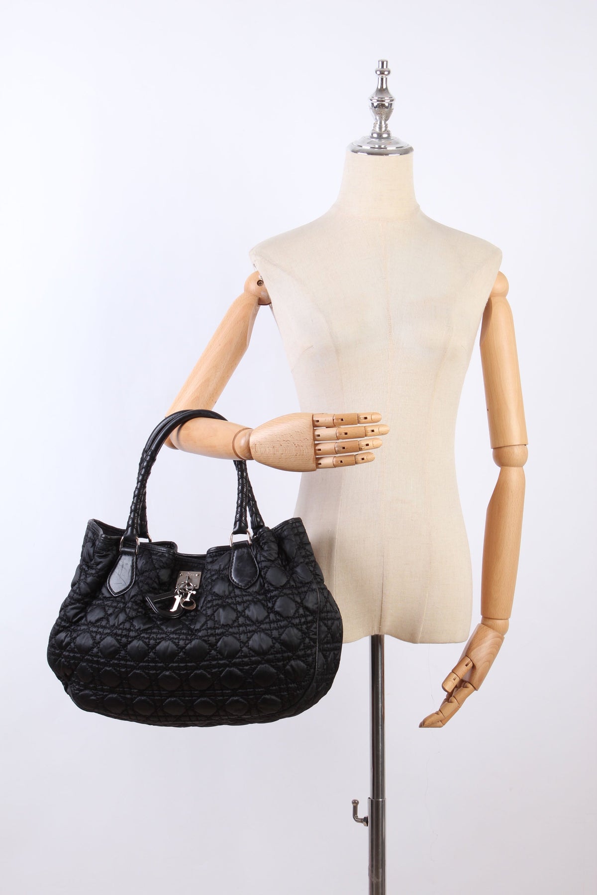 Cannage Canvas Charming Hobo Bag