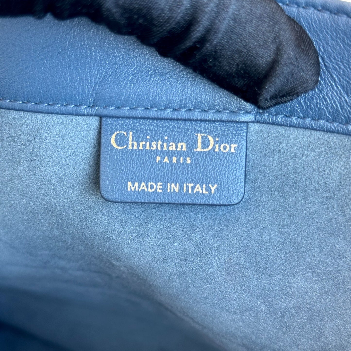 Book Tote Medium Smooth Calfskin Dark Blue