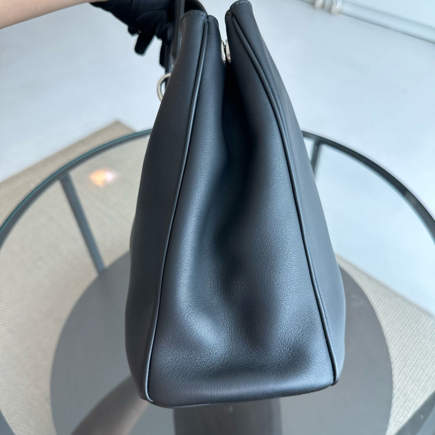 Diorissimo Medium Smooth Calfskin Black SHW