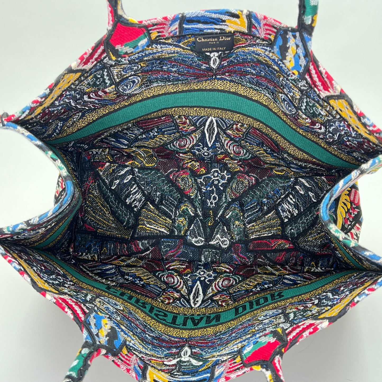 MULTICOLOUR LARGE BUTTERFLY BOOK Tote Bag Large Multi-colour Tote Bag in Canvas