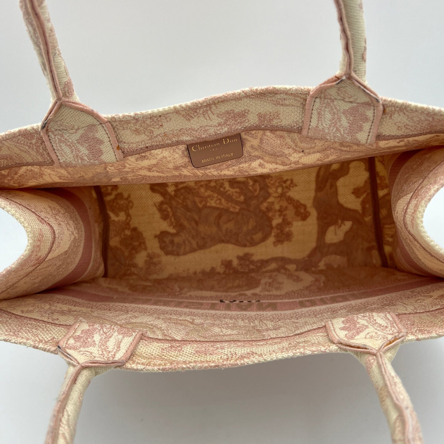 Book Tote Medium Pink Tote Bag in Canvas