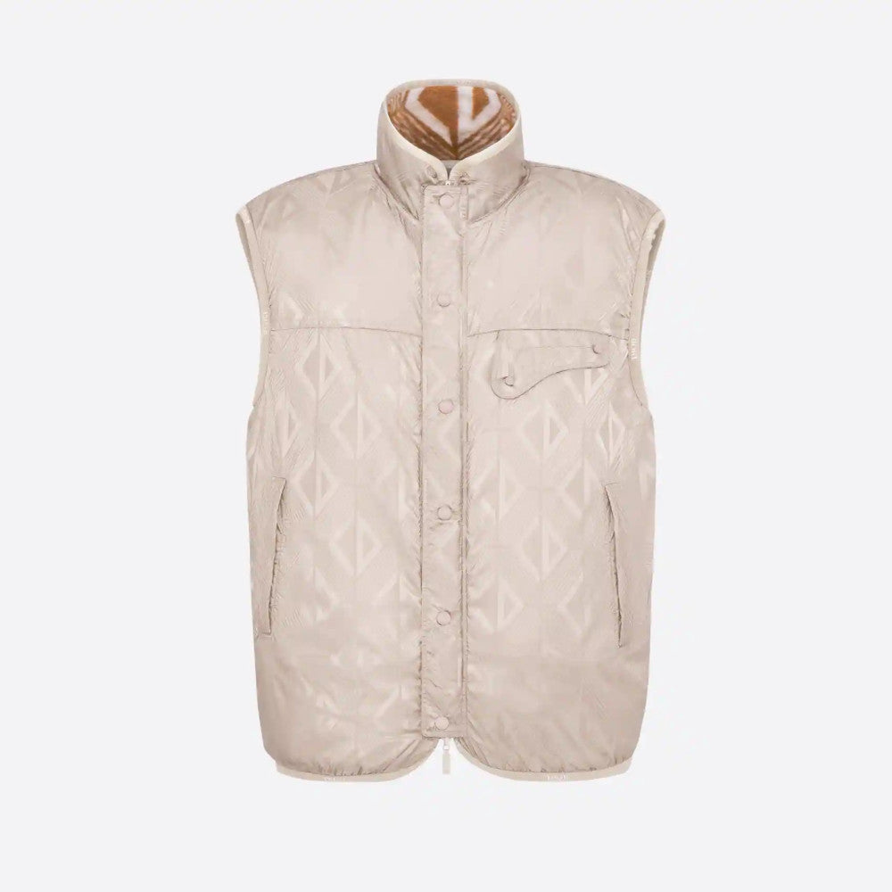 CD DIAMOND SKI CAPSULE SLEEVELESS REVERSIBLE BLOUSON