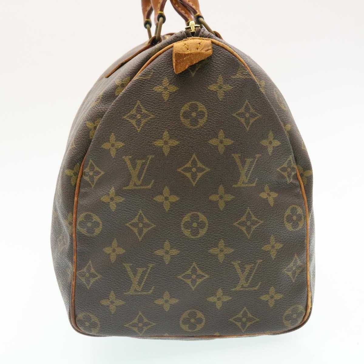 LOUIS VUITTON Monogram Speedy 35 Hand Bag M41524 LV Auth ds129