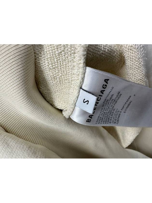 Luxury Balenciaga Wave logo embroidered sweatshirt