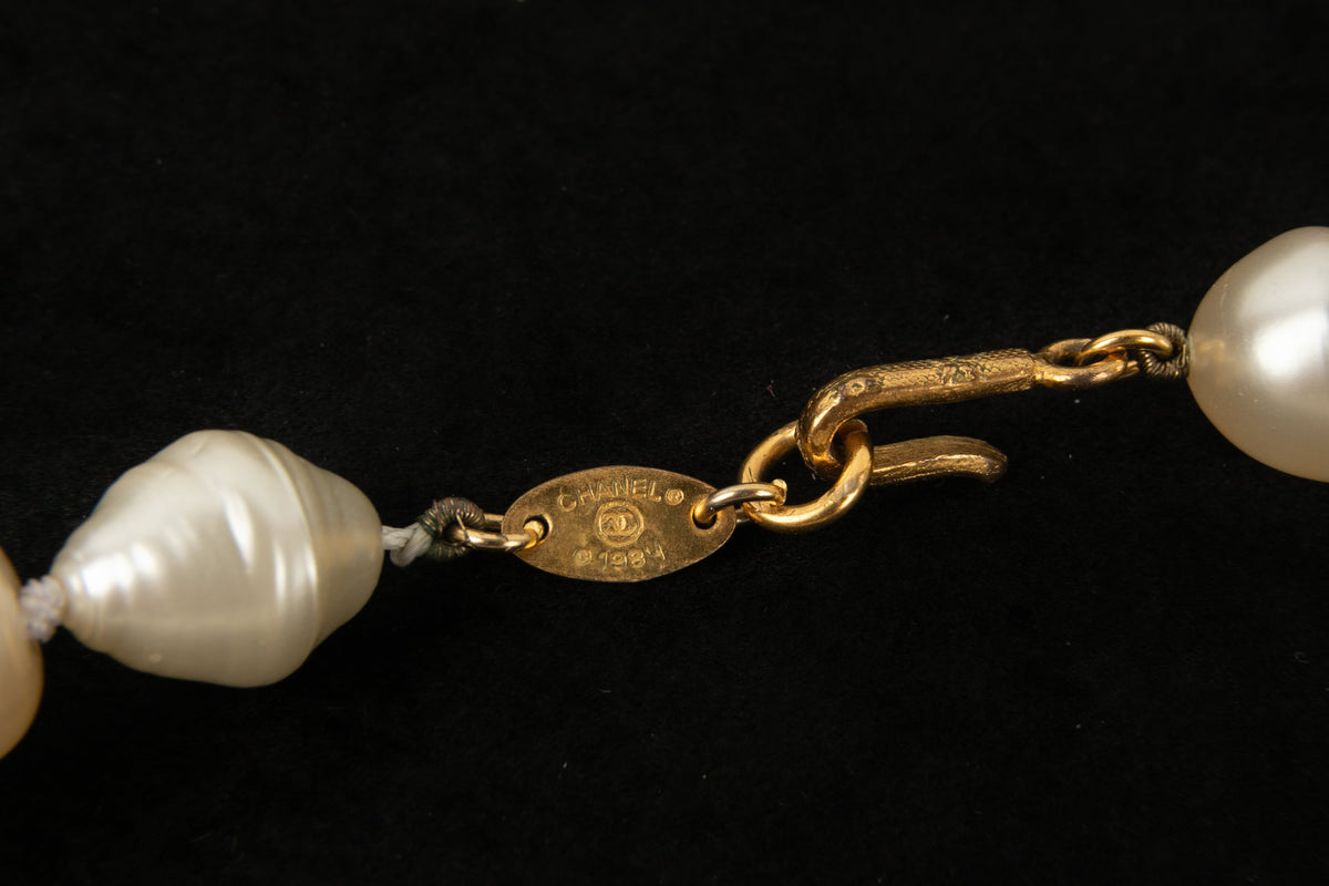 Collier de perles Chanel 1984