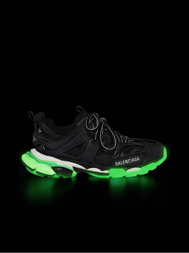 Luxury Balenciaga Track Low Top Sneakers Glow Black