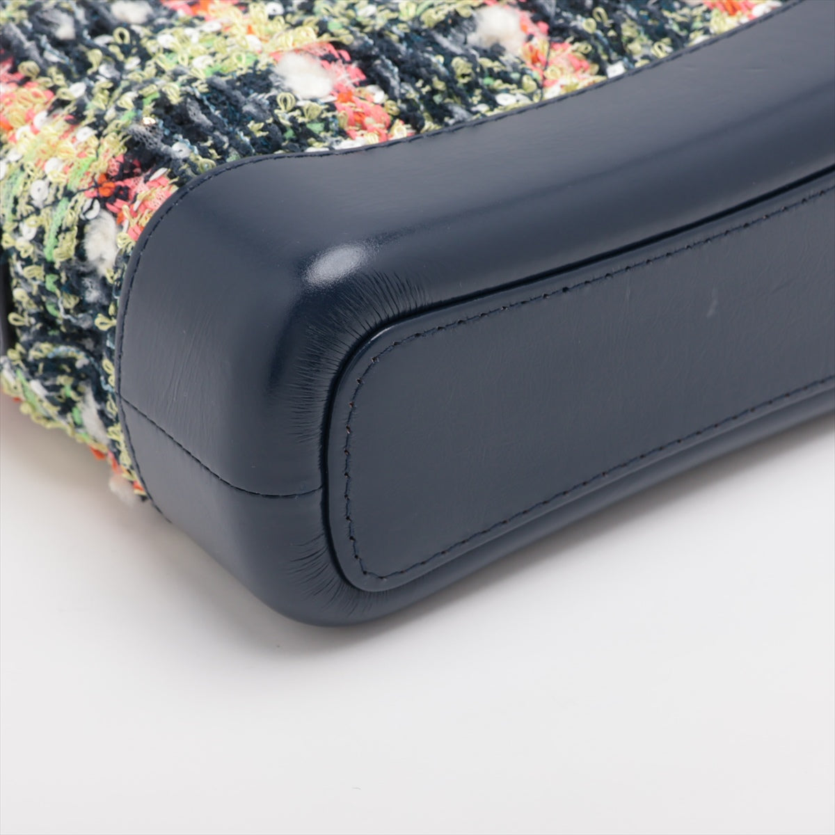 Chanel Gabriel Du Chanel Tweed x Leather Chain Shoulder Bag Multicolor G x Silver Gold 29th