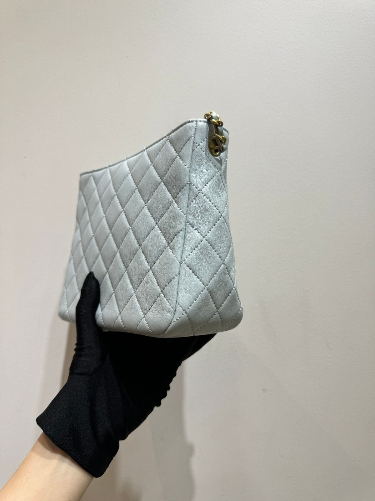 Chanel hobo chip baby blue 108739