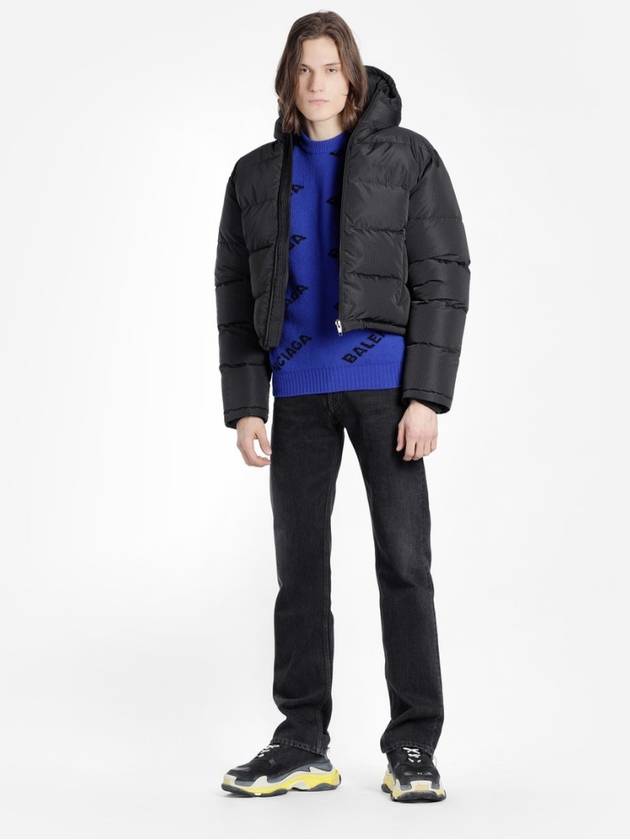 Luxury Balenciaga Quilt Short Padding Black