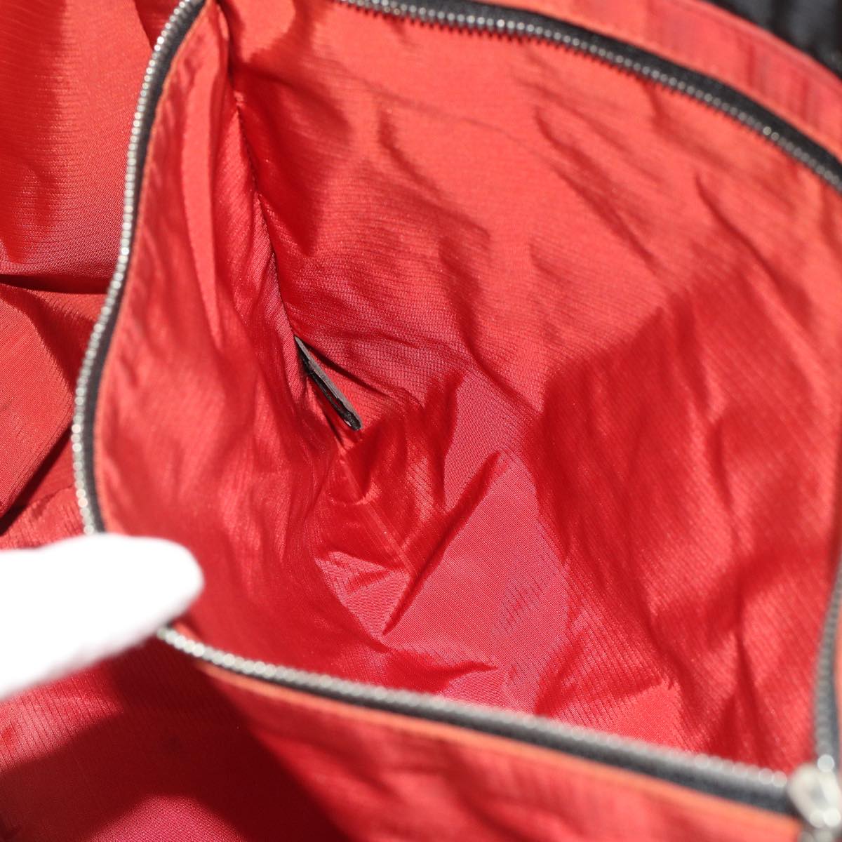 CHANEL Travel line Tote Bag Nylon Black CC Auth ep1132