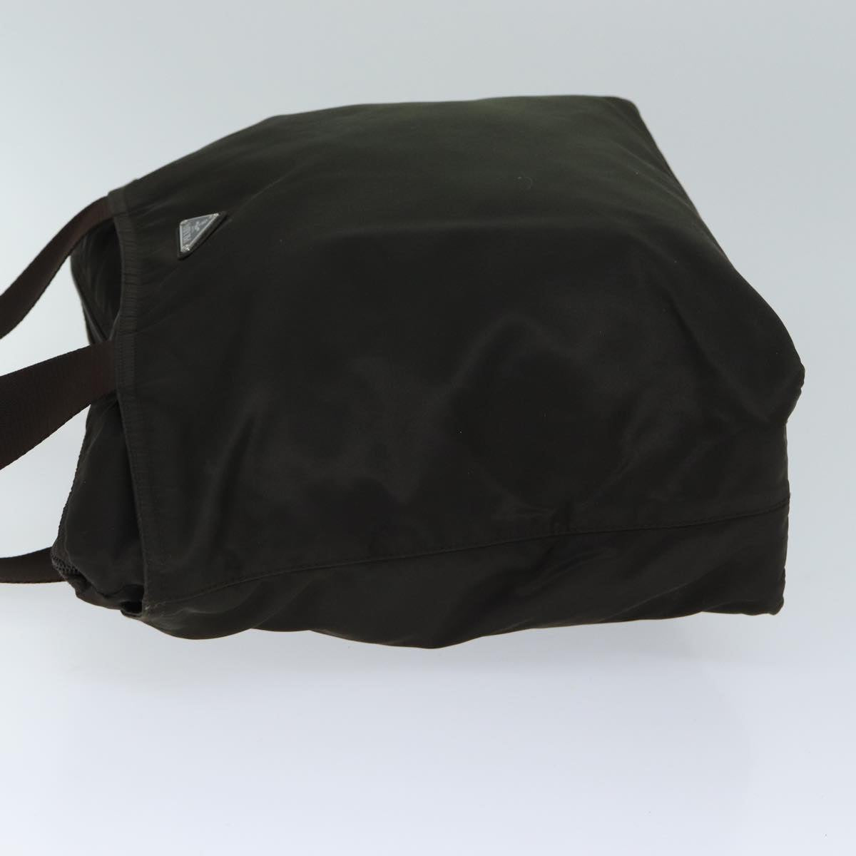 PRADA Tote Bag Nylon Khaki Auth ep4357